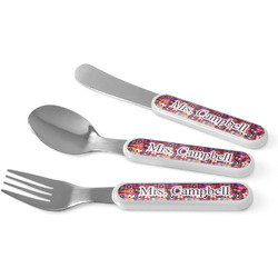 Abstract Music Kid's Flatware (Personalized)