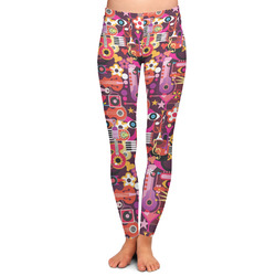Abstract Music Ladies Leggings - Extra Small
