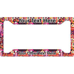 Abstract Music License Plate Frame - Style A (Personalized)