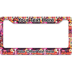 Abstract Music License Plate Frame - Style B (Personalized)