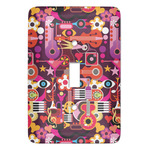 Abstract Music Light Switch Cover (Single Toggle)