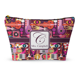 Abstract Music Makeup Bag - Small - 8.5"x4.5" (Personalized)