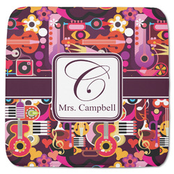 Abstract Music Memory Foam Bath Mat - 48"x48" (Personalized)