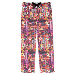 Abstract Music Mens Pajama Pants - XS