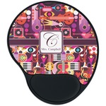 Abstract Music Mouse Pad with Wrist Support