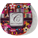 Abstract Music Burp Pad - Velour w/ Name and Initial