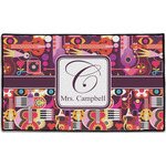 Abstract Music Door Mat - 60"x36" (Personalized)