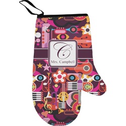 Abstract Music Oven Mitt (Personalized)