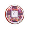 Abstract Music Printed Icing Circle - XSmall - On Cookie