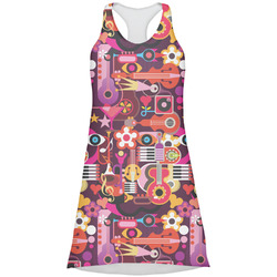 Abstract Music Racerback Dress - X Large