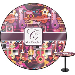 Abstract Music Round Table - 30" (Personalized)