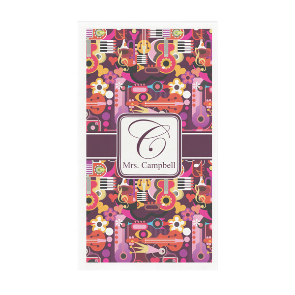 Custom Abstract Music Guest Paper Towels - Full Color - Standard (Personalized)