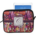 Abstract Music Tablet Case / Sleeve - Large (Personalized)