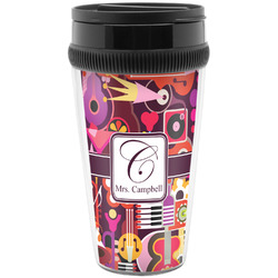 Abstract Music Acrylic Travel Mug without Handle (Personalized)