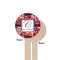 Abstract Music Wooden 7.5" Stir Stick - Round - Single Sided - Front & Back