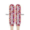 Abstract Music Wooden Food Pick - Paddle - Double Sided - Front & Back