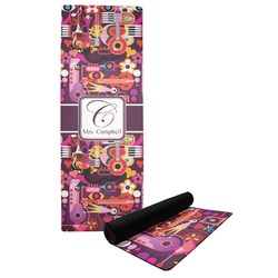 Abstract Music Yoga Mat (Personalized)
