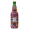 Abstract Music Zipper Bottle Cooler - FRONT (bottle)