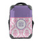 Pink, White & Purple Damask 15" Backpack - FRONT