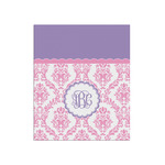 Pink, White & Purple Damask Poster - Matte - 20x24 (Personalized)