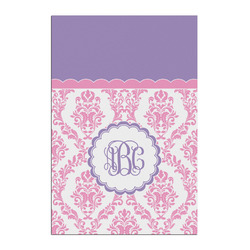 Pink, White & Purple Damask Posters - Matte - 20x30 (Personalized)