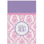 Pink, White & Purple Damask Poster - Matte - 24x36 (Personalized)