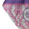 Pink, White & Purple Damask Bandana Detail