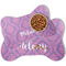 Pink, White & Purple Damask Bone Shaped Dog Mats - MAIN