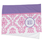 Pink, White & Purple Damask Cooling Towel (Personalized)