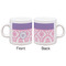 Pink, White & Purple Damask Espresso Cup - Apvl