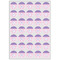Pink, White & Purple Damask Icing Circle - XSmall - Set of 35