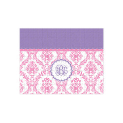 Pink, White & Purple Damask 252 pc Jigsaw Puzzle (Personalized)