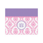 Pink, White & Purple Damask 500 pc Jigsaw Puzzle (Personalized)