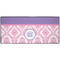 Pink, White & Purple Damask Large Gaming Mats - APPROVAL