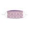 Pink, White & Purple Damask Mask1 Kids Small