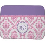 Pink, White & Purple Damask Memory Foam Bath Mat - 48"x36" (Personalized)