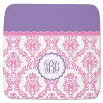 Pink, White & Purple Damask Memory Foam Bath Mat - 48"x48" (Personalized)