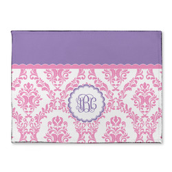 Pink, White & Purple Damask Microfiber Screen Cleaner (Personalized)