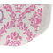 Pink, White & Purple Damask Old Burp Detail