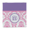 Pink, White & Purple Damask Party Favor Gift Bag - Gloss - Front