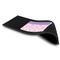 Pink, White & Purple Damask Rubber Bar Mat - ALT VIEW