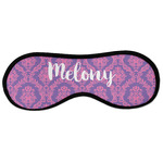 Pink, White & Purple Damask Sleeping Eye Masks - Large (Personalized)