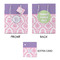 Pink, White & Purple Damask Small Gift Bag - Approval