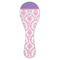 Pink, White & Purple Damask Spoon Rest Trivet - FRONT