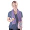 Pink, White & Purple Damask Sport Towel - Exercise use - Model