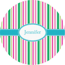 Grosgrain Stripe Multipurpose Round Labels - 1" (Personalized)