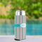 Grosgrain Stripe Can Cooler - Tall 12oz - In Context