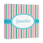 Grosgrain Stripe Canvas Print - 12x12 (Personalized)