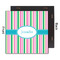 Grosgrain Stripe 12x12 Wood Print - Front & Back View