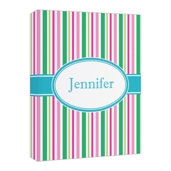 Custom Grosgrain Stripe Canvas Print - 16x20 (Personalized)